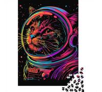 Astronaut Cat-32 1000 Piece Puzzle for Cozy Nights, 70x50cm/1000pcs