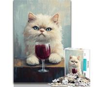 Astronaut Cat Jigsaw Puzzles for Adults 2000,for Educational Game Challenge Toy for Is Ideal As A Gift for The Whole Family 70x100cm