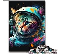 Astronaut Cat Jigsaw Puzzles for Adults 2000 Jigsaws, Challenging To Complete But Fun And Humorous Birthday Present, Gifts, Wall Art (70x100cm)