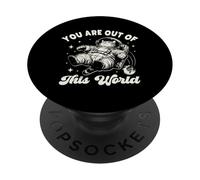Astronaut Cat Out of This World Space Explorer PopSockets Adhesive PopGrip