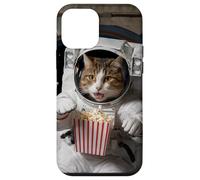 Astronaut Cat Popcorn Space Snack Funny Case for iPhone 12 mini