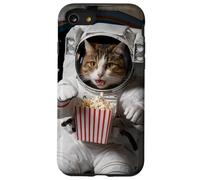 Astronaut Cat Popcorn Space Snack Funny Case for iPhone SE (2020) / 7/8