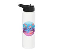 Astronaut Child Space Stars Planets Comet Adventure Explore Stainless Steel Insulated Water Bottle