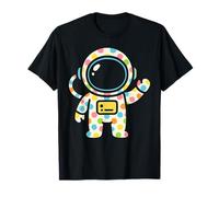 Astronaut Colorful Dot Cute Space T-Shirt
