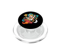 Astronaut Corgi Space Rocket Skateboard Planet Cartoon Art PopSockets PopGrip for MagSafe