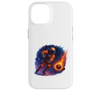Astronaut Cosmic Fire Hockey Strike Case for iPhone 14
