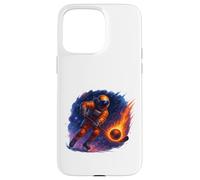 Astronaut Cosmic Fire Hockey Strike Case for iPhone 15 Pro Max