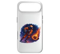 Astronaut Cosmic Fire Hockey Strike Case for iPhone Air