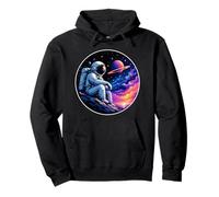 Astronaut Cosmic Space Exploration Graphic Pullover Hoodie