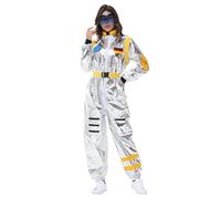 Astronaut Costume Adult Unisex Full Body Jumpsuit for Carnival Celebrations and Stage Performances Space Explorer Costume with Realistic Look Themed Parties Cosplay Events and Role Play
