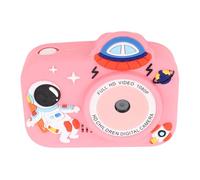 Astronaut Design Digital Camera Toy, 1080P, 2 Inch IPS Screen, Fun Effects, Easy to Use, ABS+Silicone, with 3 Modes for Creativity Enthusiasts (Roseate)