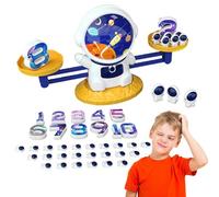 Astronaut Digital Balance - Digital Math Trainer, Creative Astronaut Puzzle | 30 Cards, Balance Scale Logical Thinking Game System, Engaging Educational Balance Practice Astronaut Ideal Ideas