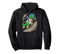 Astronaut Dinosaur Space Mission Cosmic Explorer Adventure Pullover Hoodie