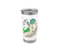Astronaut Dinosaur Space Mission Cosmic Explorer Adventure Stainless Steel Insulated Tumbler