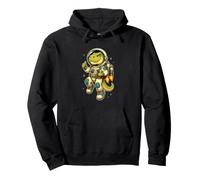 Astronaut Dinosaur T Rex Rocket Astronomy Paleontology Kids Pullover Hoodie