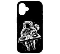 Astronaut DJ, Infinity and Beyond, Music, White Design, Fun Case for iPhone 16