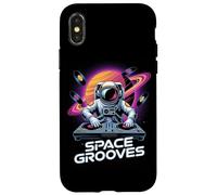 Astronaut DJ Space Grooves Cosmic Vinyl Mix Case for iPhone X/XS