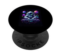 Astronaut DJ Space Music PopSockets Adhesive PopGrip