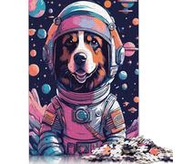 Astronaut Dog 8 Puzzles 1000 Pieces for Teenagers Gifts Paper Puzzle Jigsaws for Adults Puzzle for Adults And Teenager 38x26cm/1000pcs