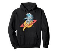 Astronaut Dolphin Pizza Saturn Adventure Pullover Hoodie