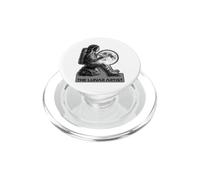 Astronaut Drawing Moon Sketch Space Artist Graphic PopSockets PopGrip for MagSafe