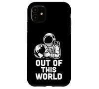 Astronaut Earth Space Graphic Funny Sci-Fi Design Case for iPhone 11