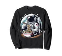 Astronaut Eating Ramen Anime Space Womens Kids Mens Graphic Sweatshirt
