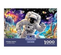 Astronaut Epic 1000-Piece Jigsaw Puzzles for Adults The Pinnacle of Impossible, Hard, Difficult Challenging Puzzle Educational Games - These Represent The Apex Gift Jigsaw Puzzles for Adults And