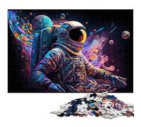 Astronaut Exploration 1000Pc Adults Jigsaw Puzzle Difficult Puzzles for Adults Challenging Brain Teaser for Teenagers, Family Game Night Fun 26X38CM/10.23x14.96inch