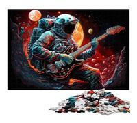 Astronaut Exploration Jigsaw Puzzles for Adults, 1000 Piece cardboard Jigsaw Puzzles for Adults Challenging Brain Teaser for Teenagers, Family Game Night Fun 26X38CM/10.23x14.96inch