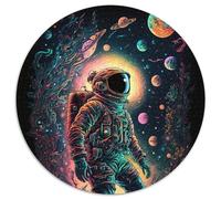 Astronaut Exploration Jigsaws 1000 Pieces for Adults Cardboard Jigsaw Educational Activity for Cognitive Skills Cognitive Skill Improvement 67.5x67.5cm