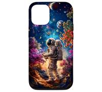 Astronaut Exploring Fantasy Galaxy Sci-Fi Space Travel Case for iPhone 12/12 Pro