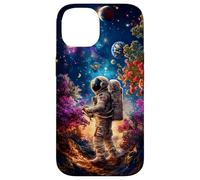 Astronaut Exploring Fantasy Galaxy Sci-Fi Space Travel Case for iPhone 14