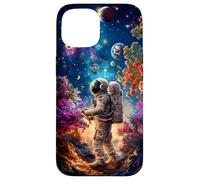 Astronaut Exploring Fantasy Galaxy Sci-Fi Space Travel Case for iPhone 15