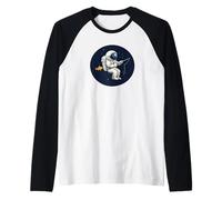 Astronaut Fishing Beyond the Stars for Fisher Raglan Baseball Tee