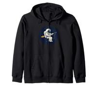 Astronaut Fishing Beyond the Stars for Fisher Zip Hoodie