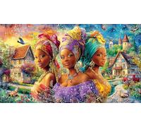 Astronaut Floating Amid Fantasy Worlds Jigsaw Puzzle 1000 Pc - Hard Difficult Challenging Educational Game Gift for Adults Kids 38x26/1000pcs