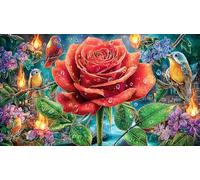 Astronaut-floating-among-sunflowers 1000-Piece Jigsaw Puzzle for Adults 100% Recycled Cardboard Challenging & Brainteasing 38x26cm/1000pcs