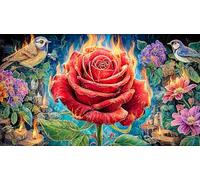 Astronaut-floating-among-sunflowers 1000-Piece Jigsaw Puzzle Old Kids Birthday Presents Classic Educational Games 38x26cm/1000pcs