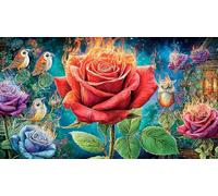 Astronaut-floating-among-sunflowers 1000Pc Jigsaw Puzzle for Adults Classic Educational Games 100% Recycled Cardboard 75x50cm/1000pcs