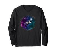 Astronaut Floating in Space, Galaxy, Universe, Outer Space Long Sleeve T-Shirt