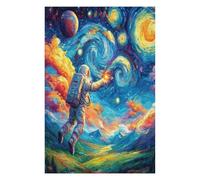 Astronaut Floats In Space 1000 Piece Jigsaw Puzzle for All Ages Space Universe Idea Dad Hobby Smooth Edges Stress Relief Home Decor 1000 PCS