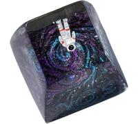 Astronaut Galaxy Artisan Keycap - Hand-Crafted Resin R1 Profile for Mechanical Keyboard (Cherry MX/Gateron/Kailh Compatible (Astronaut-1)