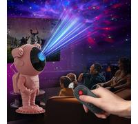 Astronaut Galaxy Light Projector for Bedroom - Space Light Projector for ceiling, Star Light Projector for Bedroom with Timer and Remote Control, Star Projector Night Light Projector for Kids