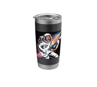 Astronaut Galaxy Playing Guitar Rock Roll Space Astronaut Stainless Steel Insulated Tumbler
