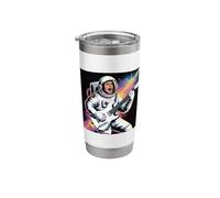 Astronaut Galaxy Playing Guitar Rock Roll Space Astronaut Stainless Steel Insulated Tumbler