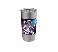 Astronaut Galaxy Playing Guitar Rock Roll Space Astronaut Stainless Steel Insulated Tumbler
