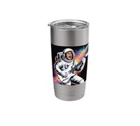 Astronaut Galaxy Playing Guitar Rock Roll Space Astronaut Stainless Steel Insulated Tumbler