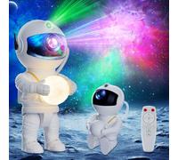 Astronaut Galaxy Projector, Astronaut Star Projector Light with Nebula, 8 Modes Projection Lamp, 360° Rotation and Remote Control Projector Night Light for Bedroom, Gifts for Kid Adult