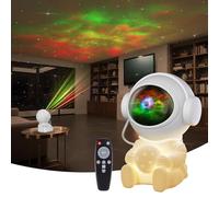 Astronaut Galaxy Projector, Night Light Adjustable Brightness Speed & Timer, Star Projector with Remote Control, Led Lights 360°Adjustable Space for Decor Bedroom Ceiling/Party/Game Room (Art Deco)